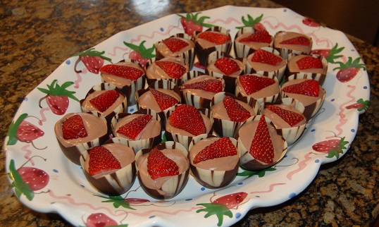 Strawberry dish